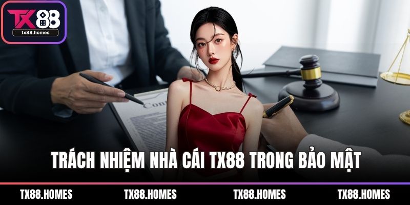 Trách nhiệm nhà cái TX88 trong bảo mật