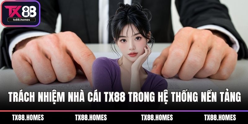 Trách nhiệm nhà cái TX88 trong hệ thống nền tảng